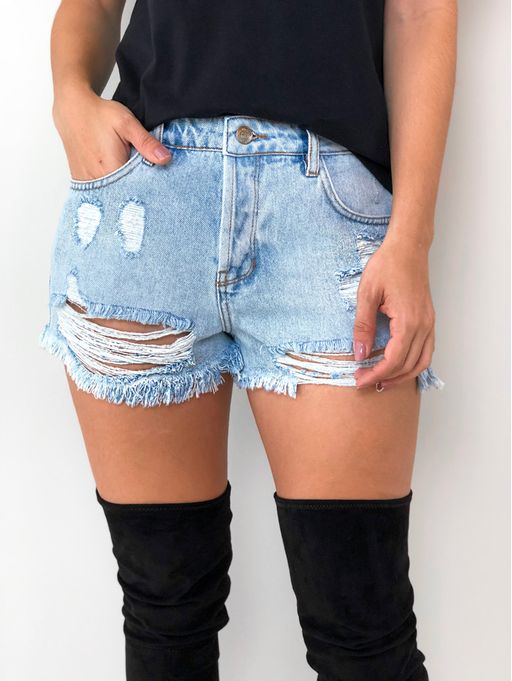 shorts jeans detonado