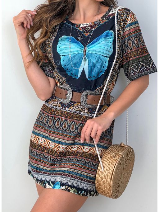 vestido t shirt segredo