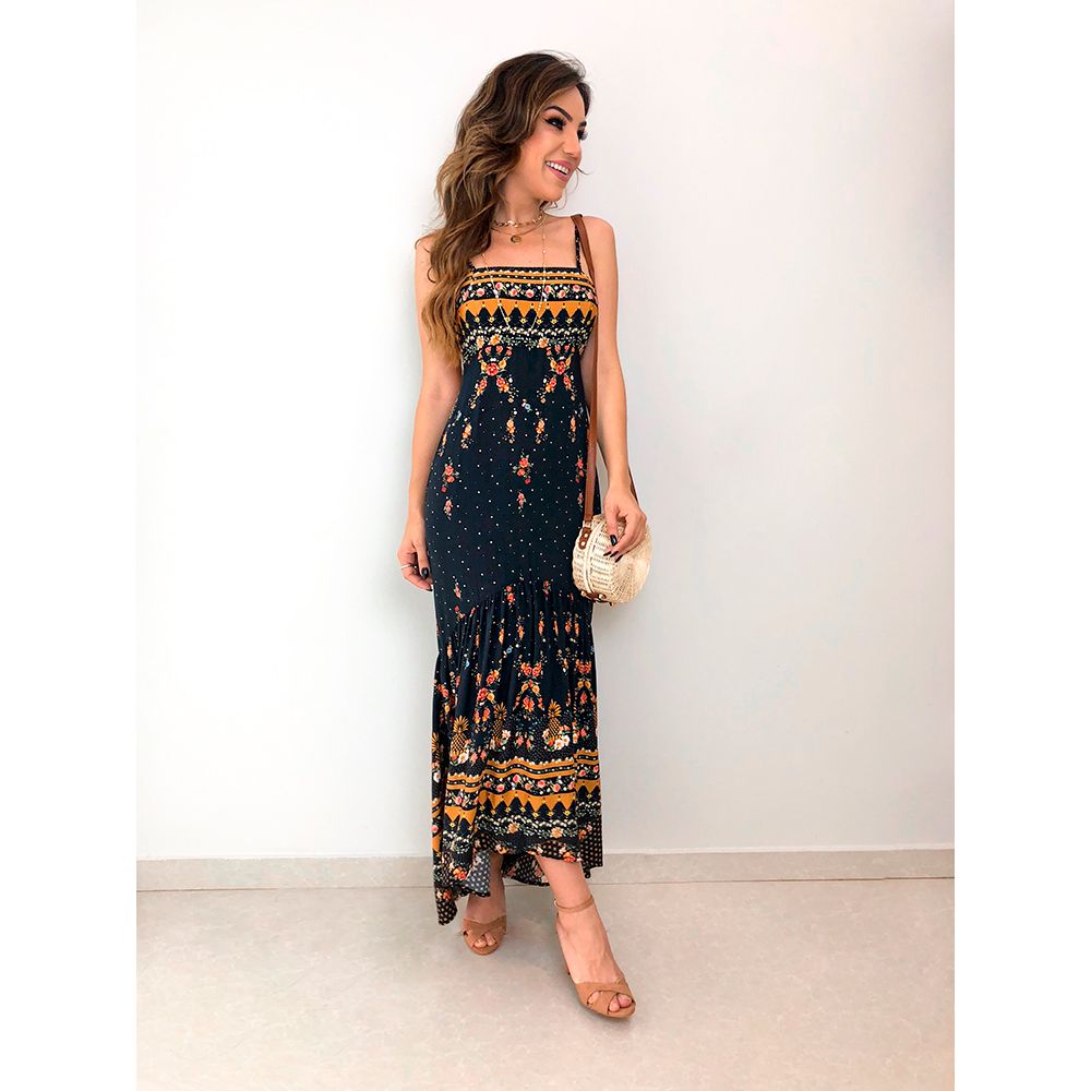 vestido floral nina
