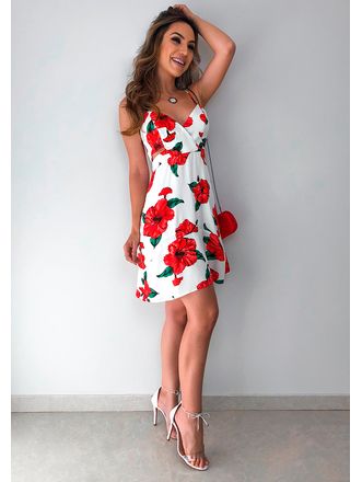 vestido alcinha cha de hibisco