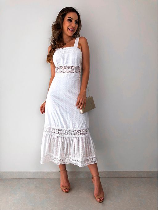 vestidos boho branco