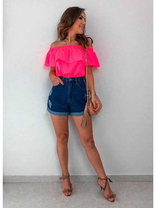 blusa farm neon