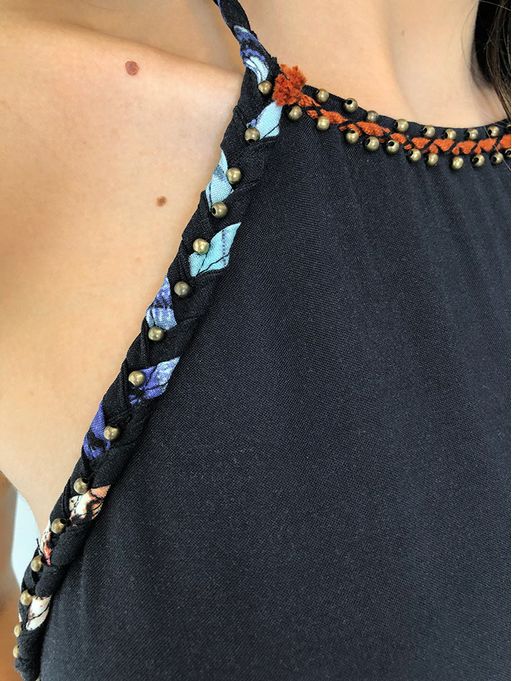 vestido chuva de borboleta farm