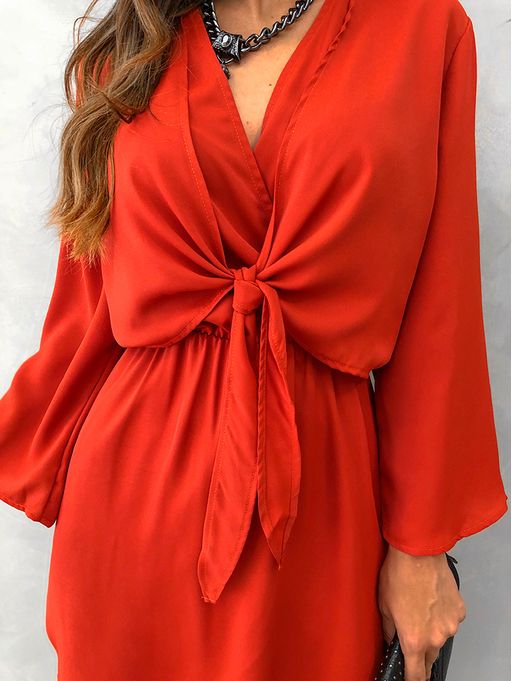 vestido laiane no crepe