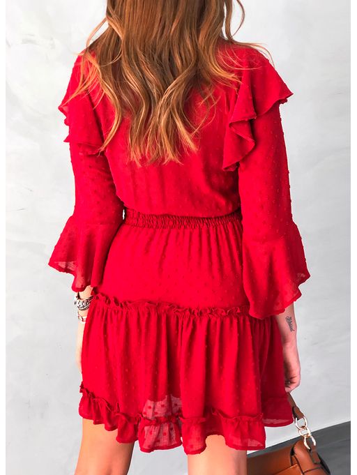 Vestido-Curto-Silk-Crepom-Vermelho