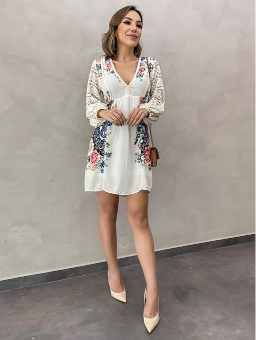 vestido farm francisca