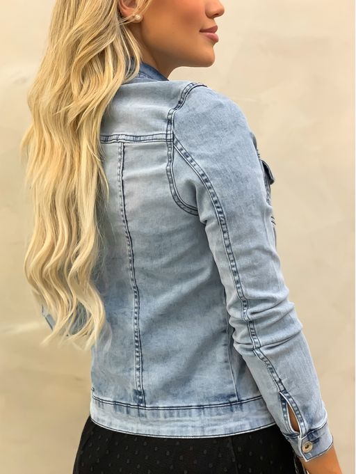 jaqueta jeans feminina promocao