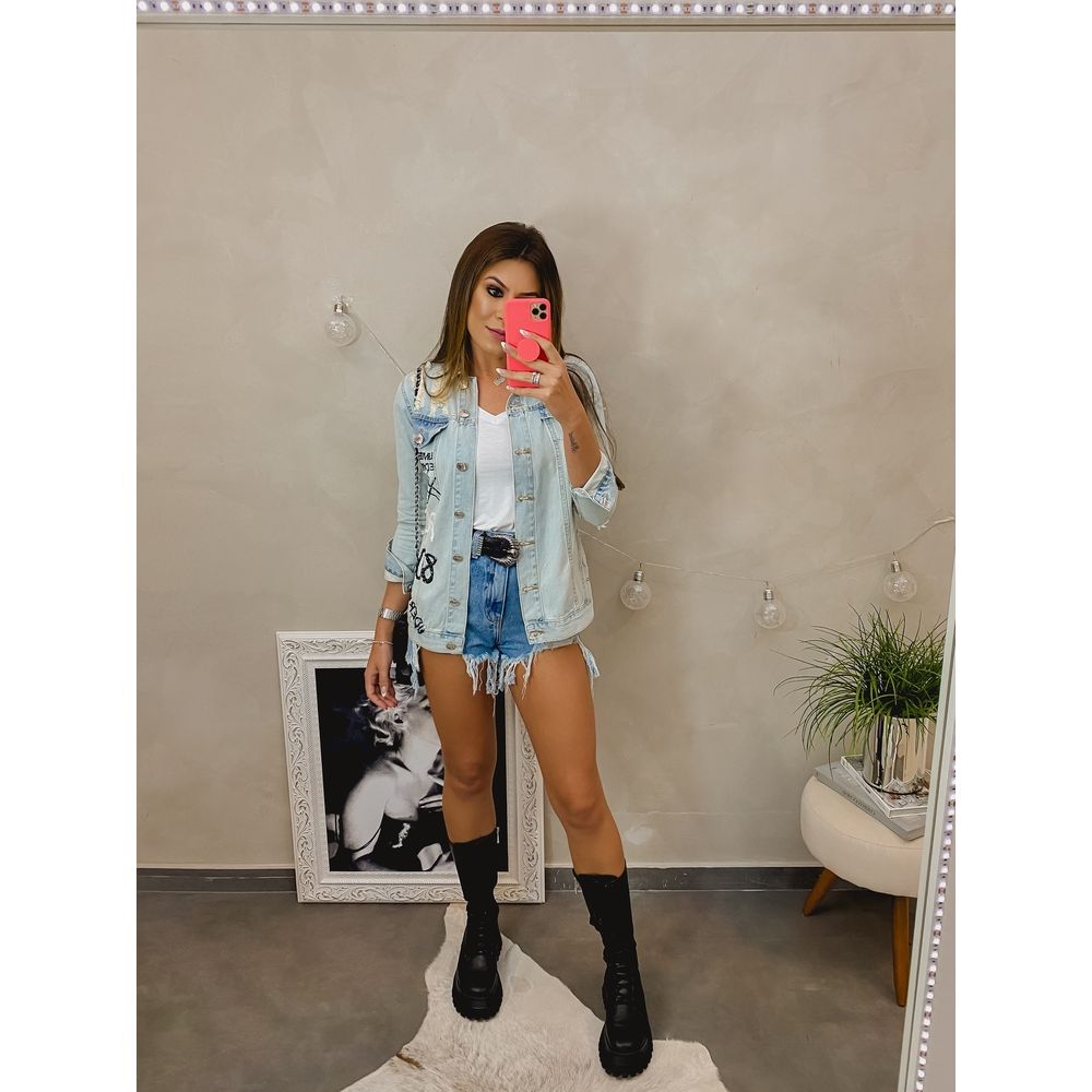 jaqueta vogue jeans