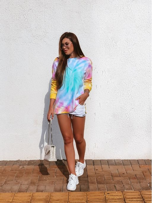 reinders moletom com capuz tie dye