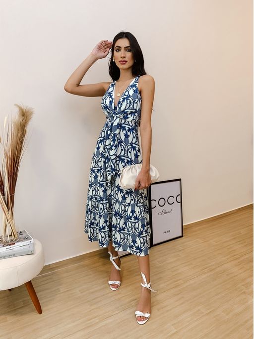 vestido farm abacaxi