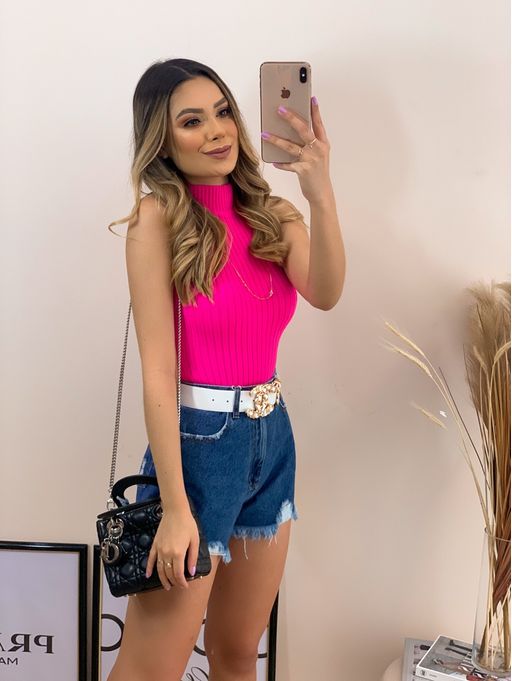 Shorts Jeans Reto Alto Destroyed Jeni Estacao Store Shorts Jeans Reto Alto Destroyed Jeni Estacao Store