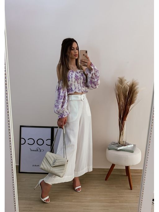 calça pantalona jeans farm