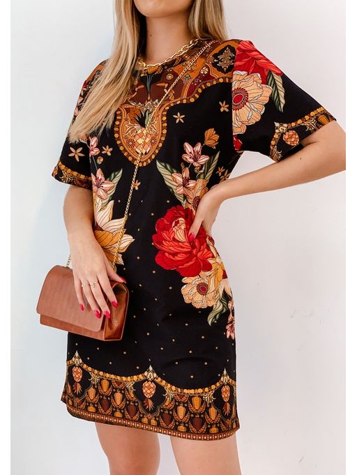 vestido flor do cerrado farm