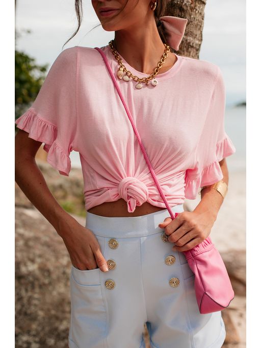 rosa bebe blusa
