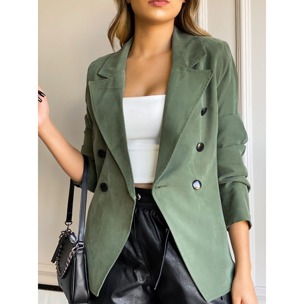blazer swoosh verde