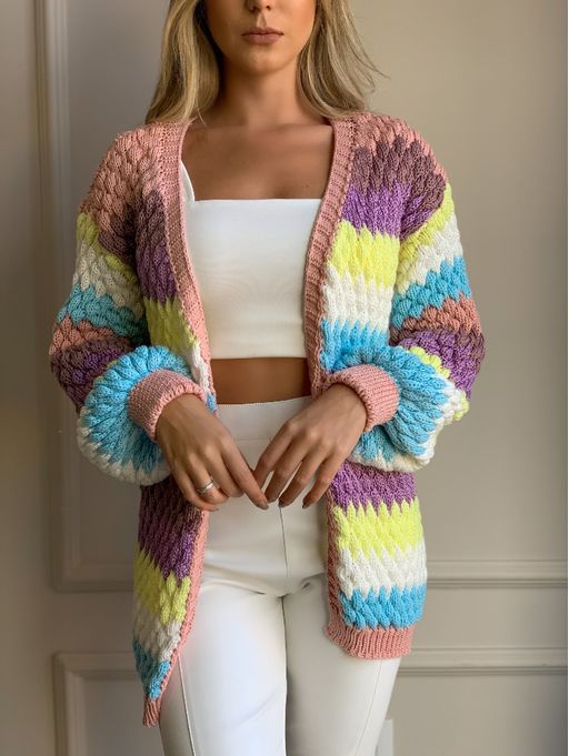 cardigan candy color