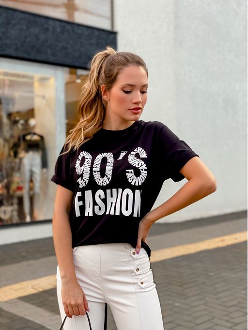 T-Shirt-90-S-Fashion-Preta