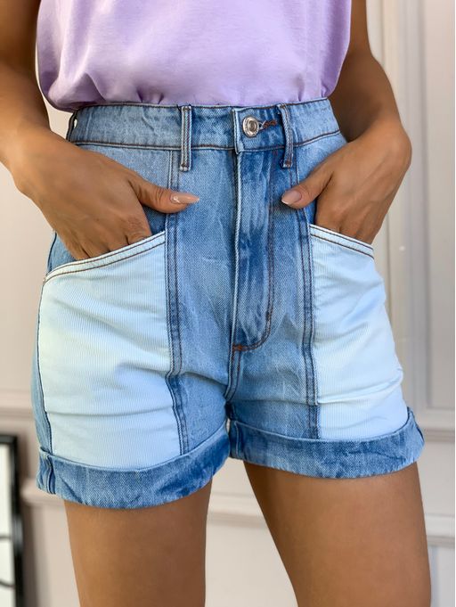 Shorts-Jeans-Mom-Super-High-Dual-Color-Myft